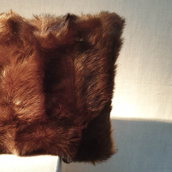 Cushion Fake Fur Mink 30x50