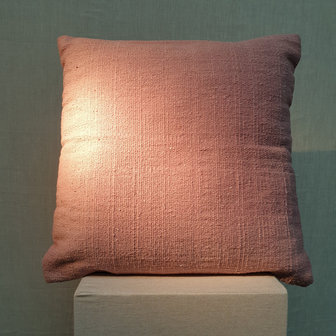 Cushion Cotton Bordeaux Red 45x45