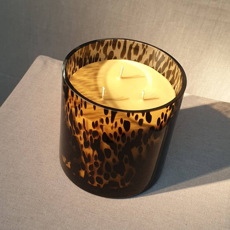 Scented Candle Spotted 'Savane' Medium